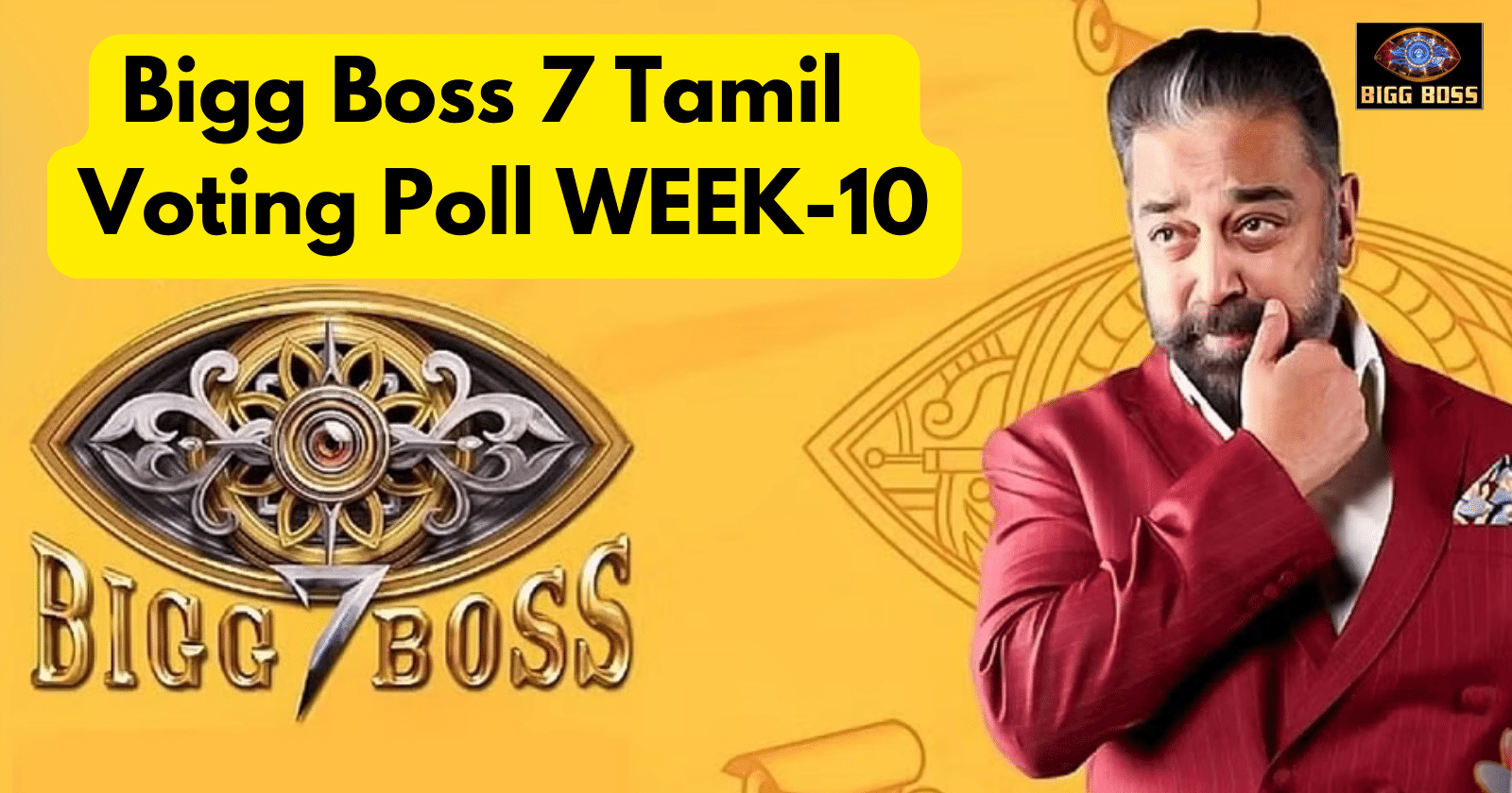 Bigg Boss 7 Tamil Vote Week 10 Live Voting Poll Open Now